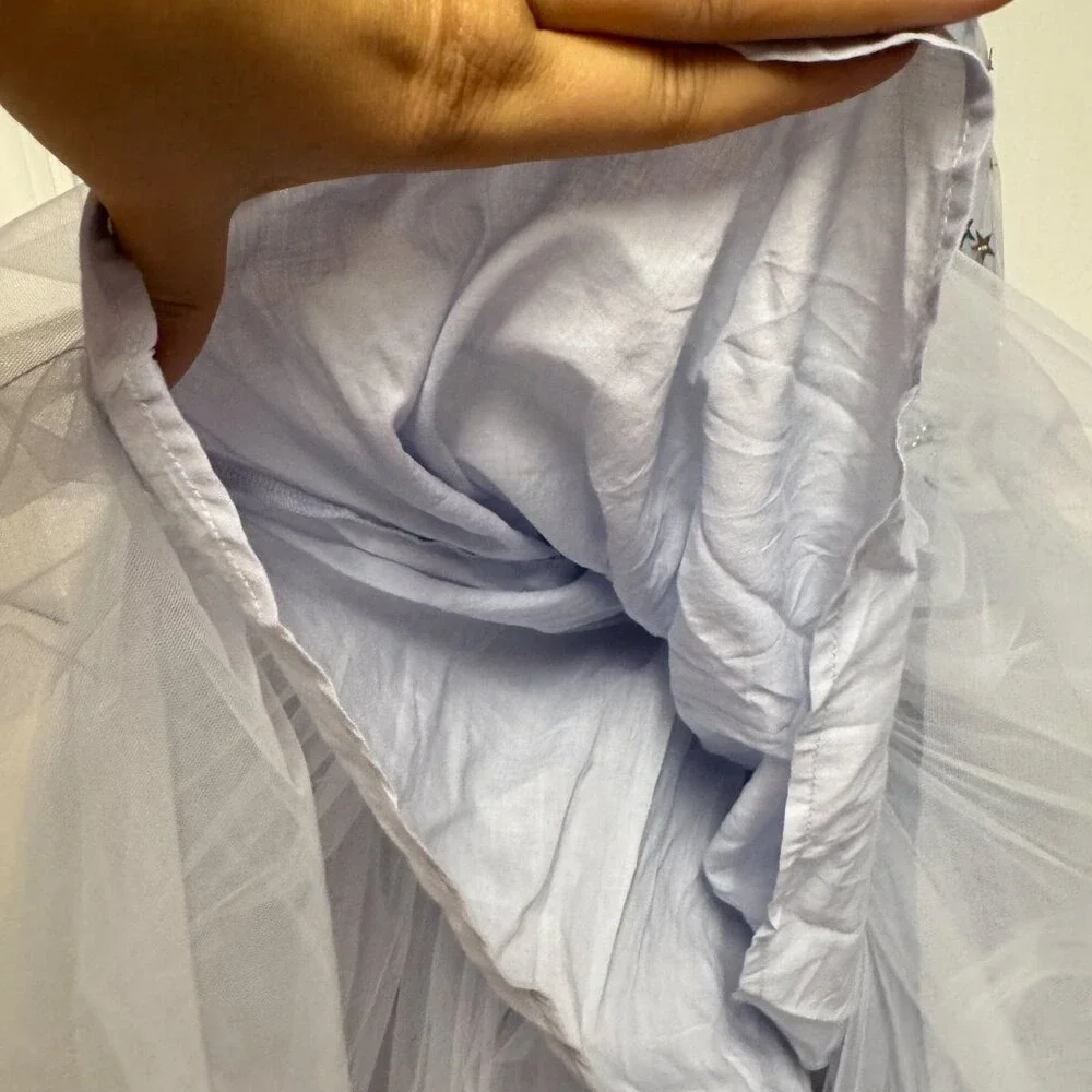 Ooh La La Couture Disney Castle Princess Dress Size 8 10 Blue Tulle‎ Sister